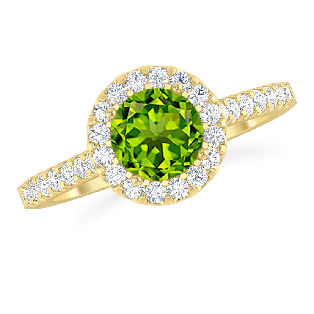 Yellow Gold - Peridot