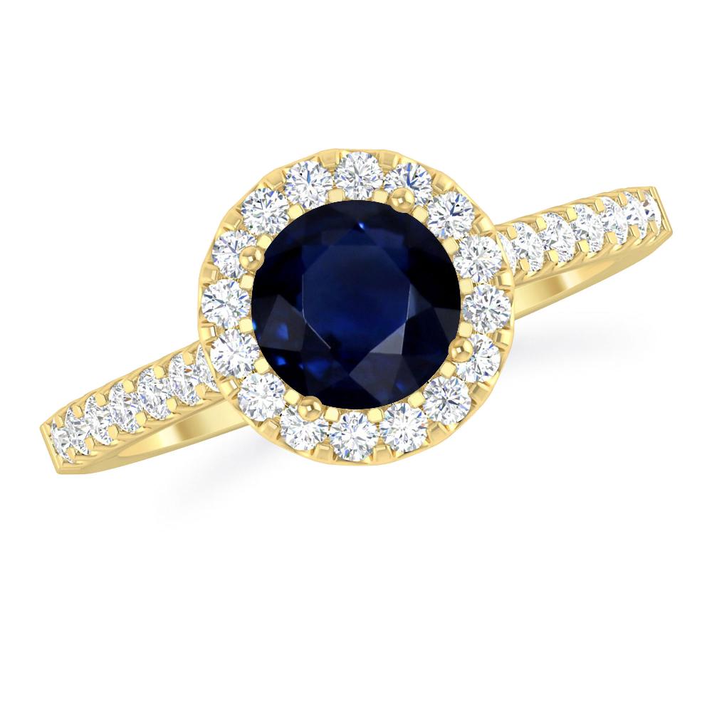 Yellow Gold - Sapphire