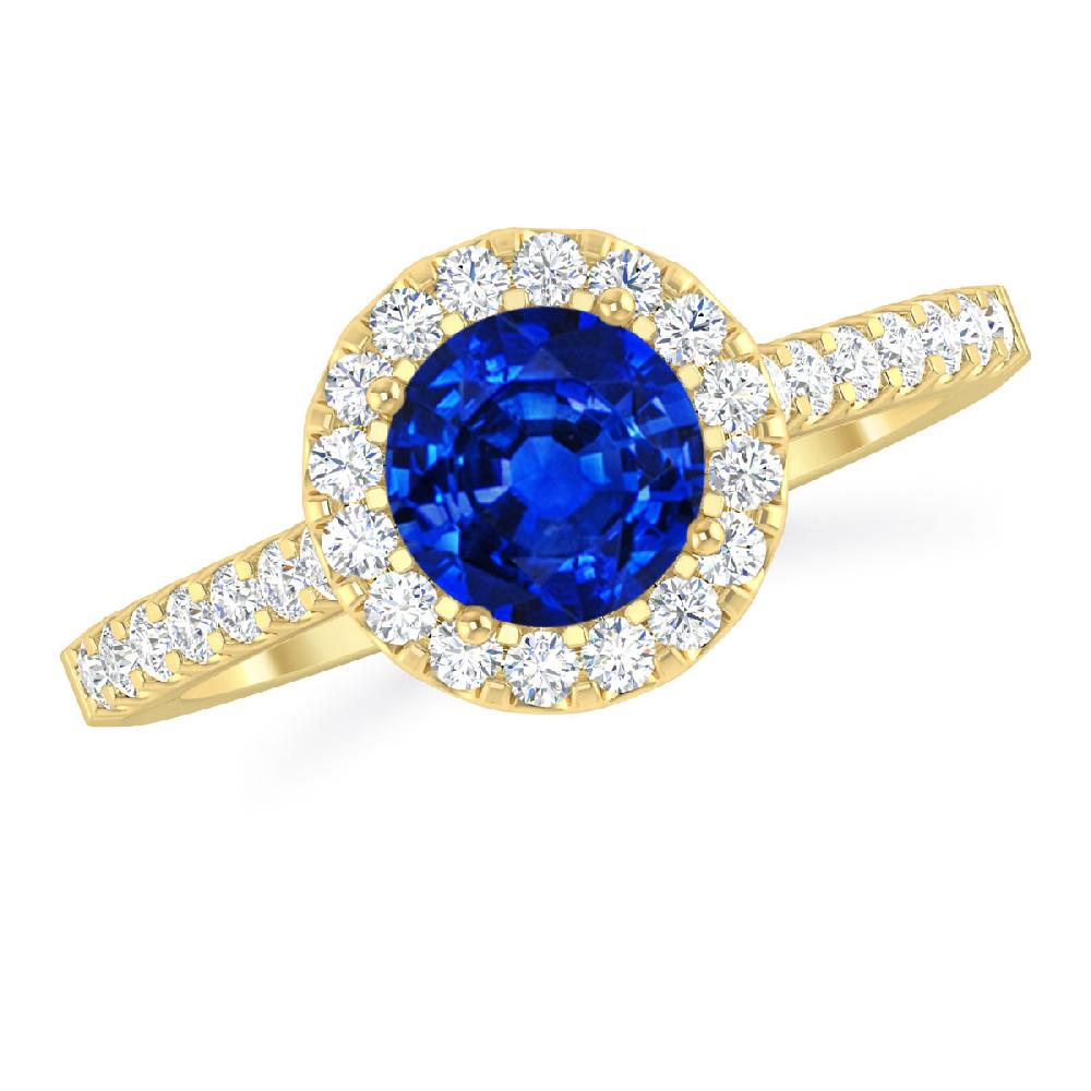 Yellow Gold - Sapphire