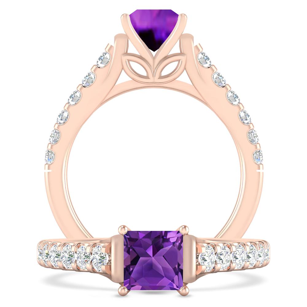 Rose Gold - Amethyst