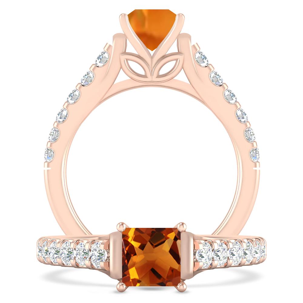 Rose Gold - Citrine