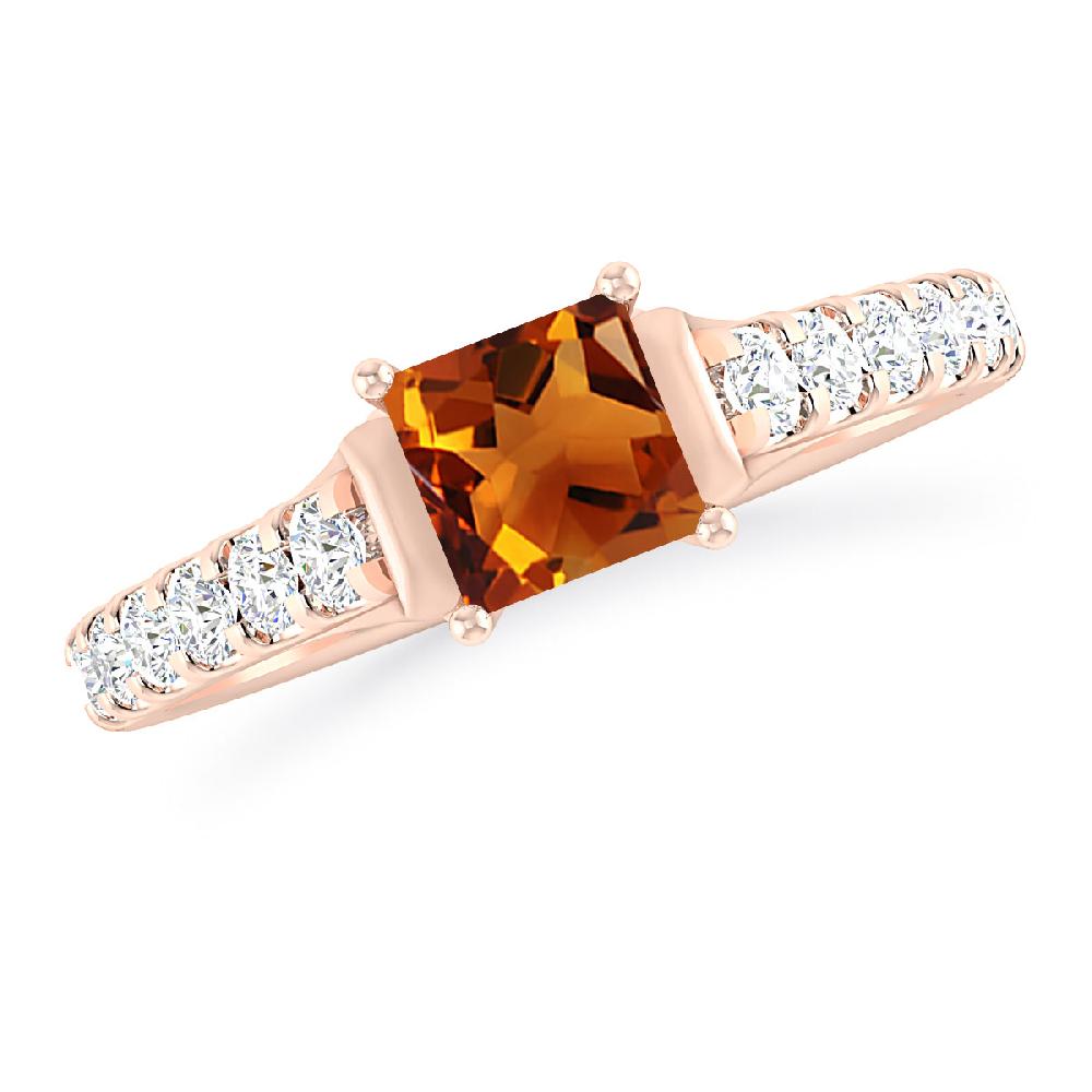 Rose Gold - Citrine