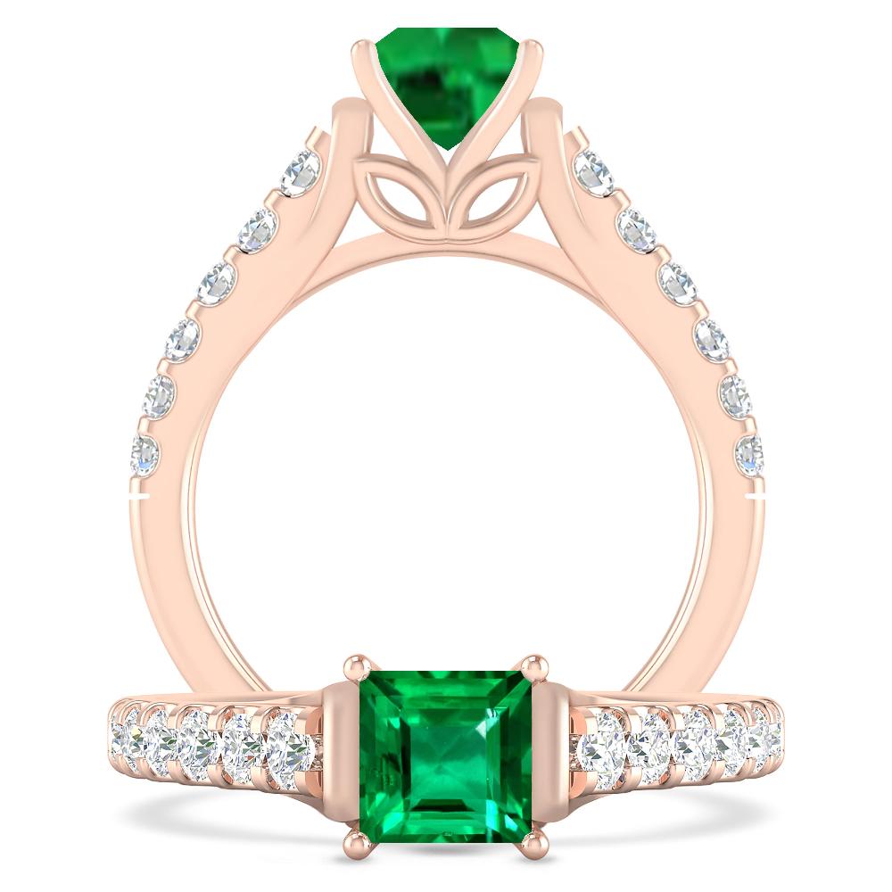 Rose Gold - Emerald