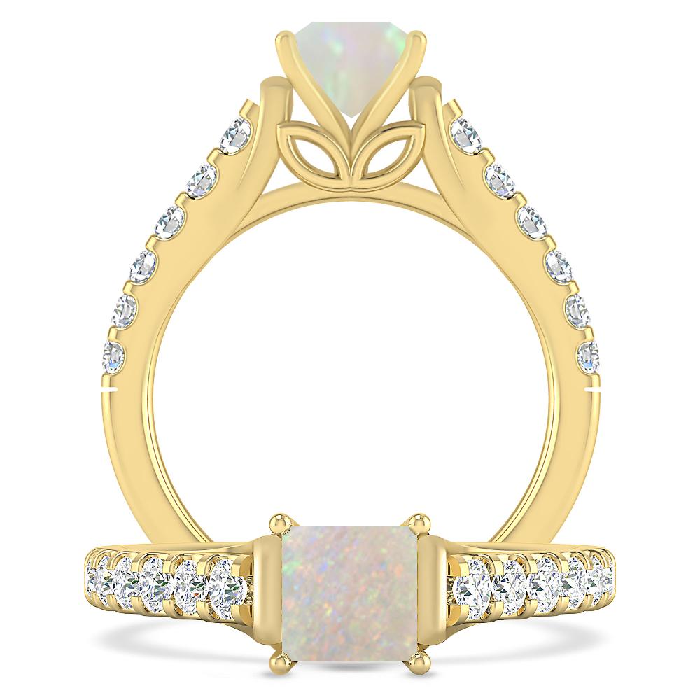 Yellow Gold - Opal