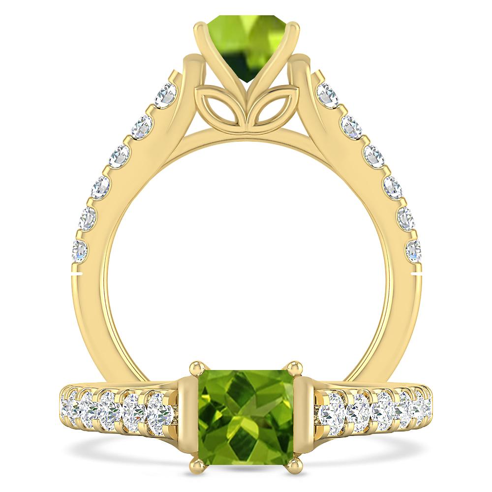 Yellow Gold - Peridot