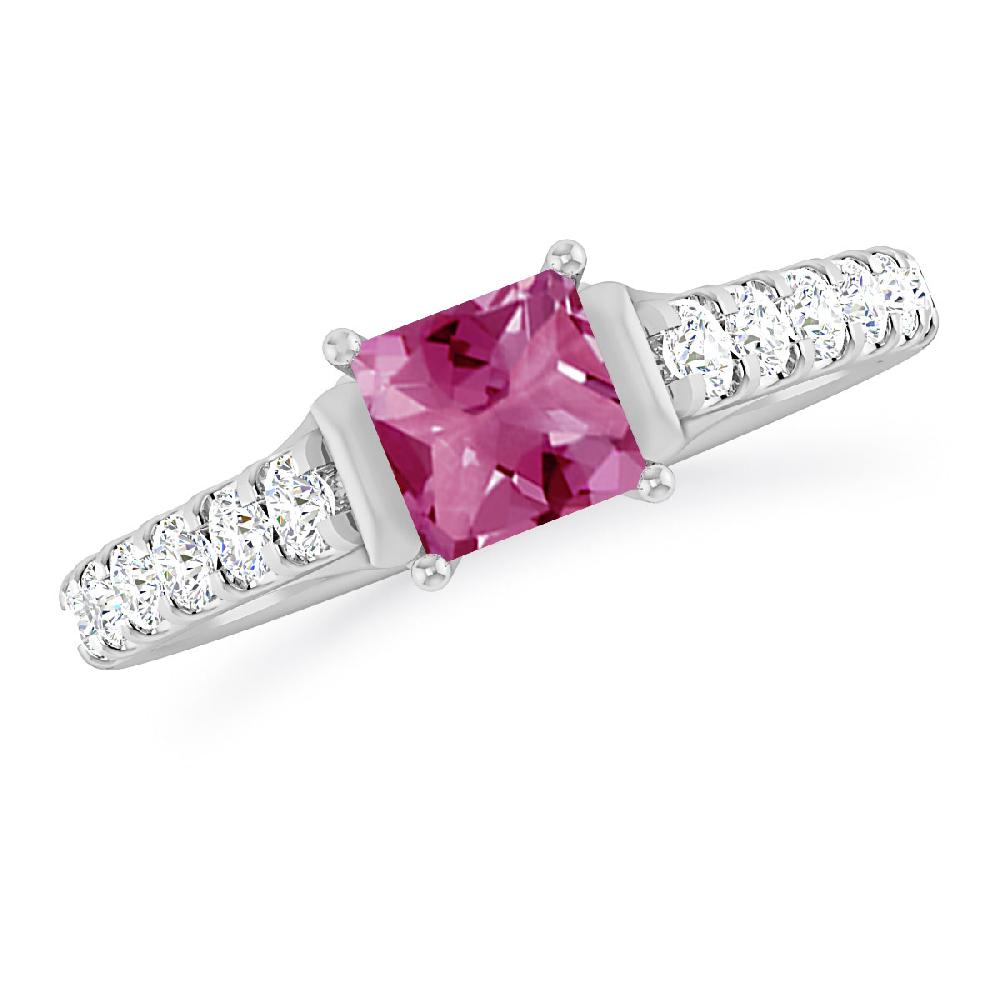 White Gold - Pink Tourmaline