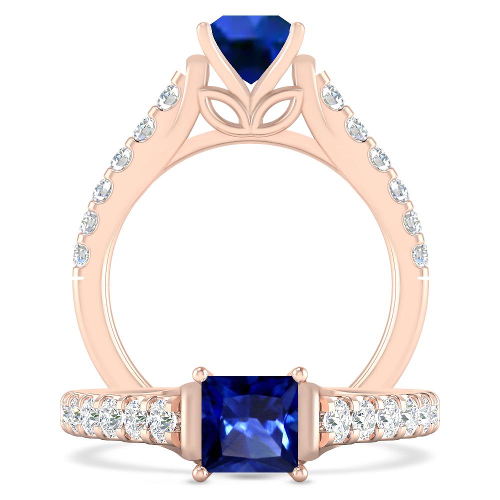 Rose Gold - Sapphire