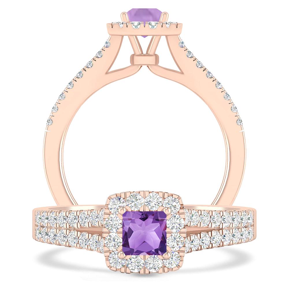 Rose Gold - Amethyst