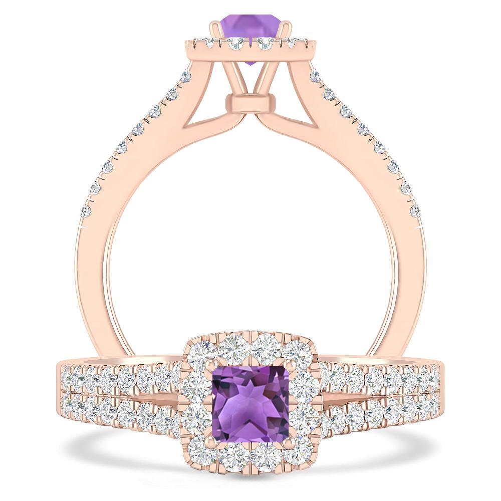 Rose Gold - Amethyst