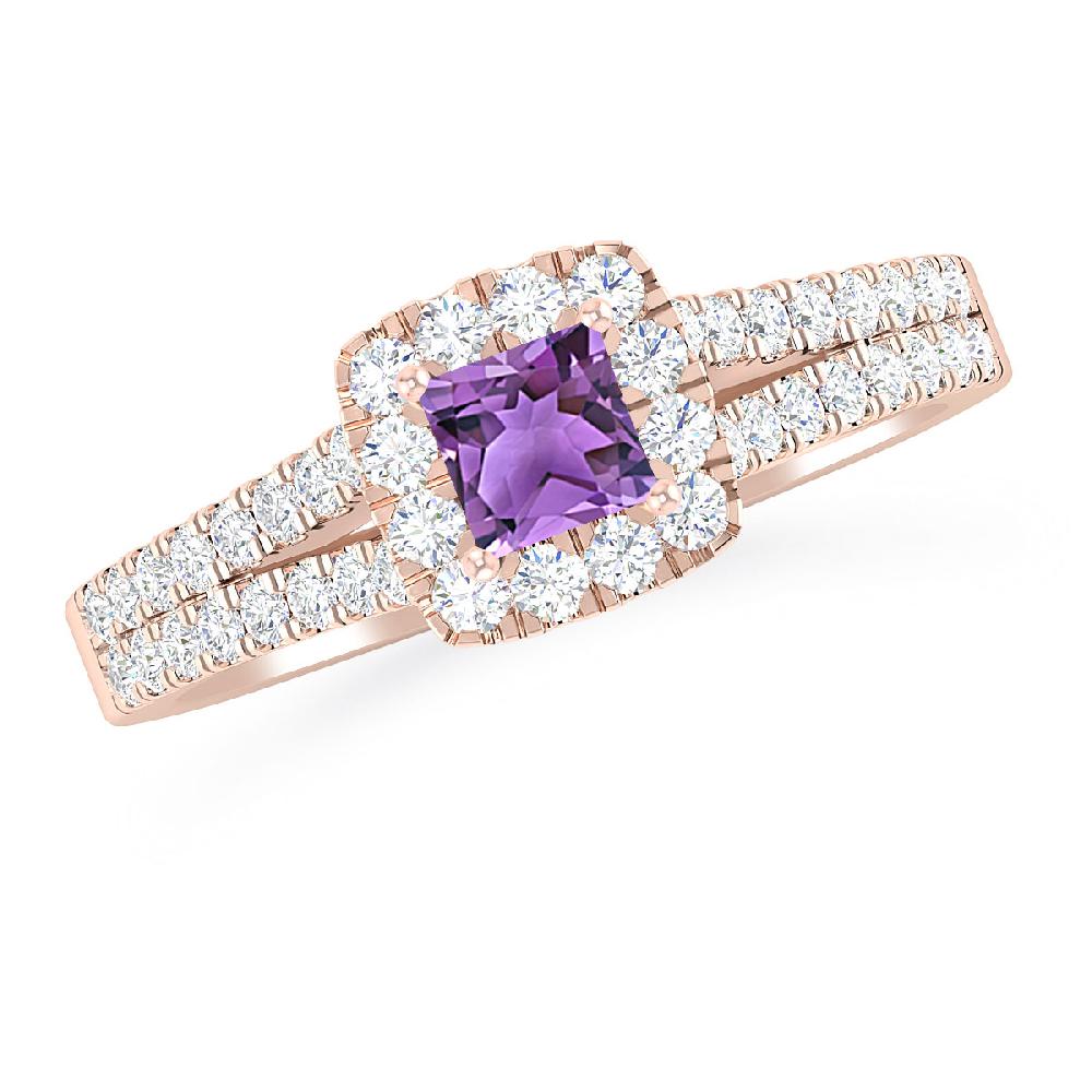 Rose Gold - Amethyst