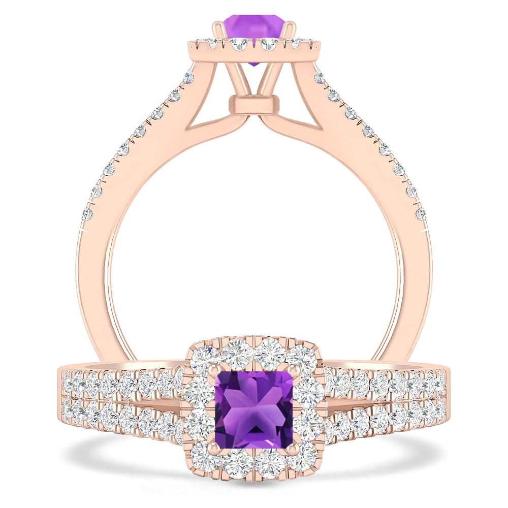 Rose Gold - Amethyst