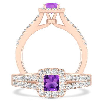 Rose Gold - Amethyst