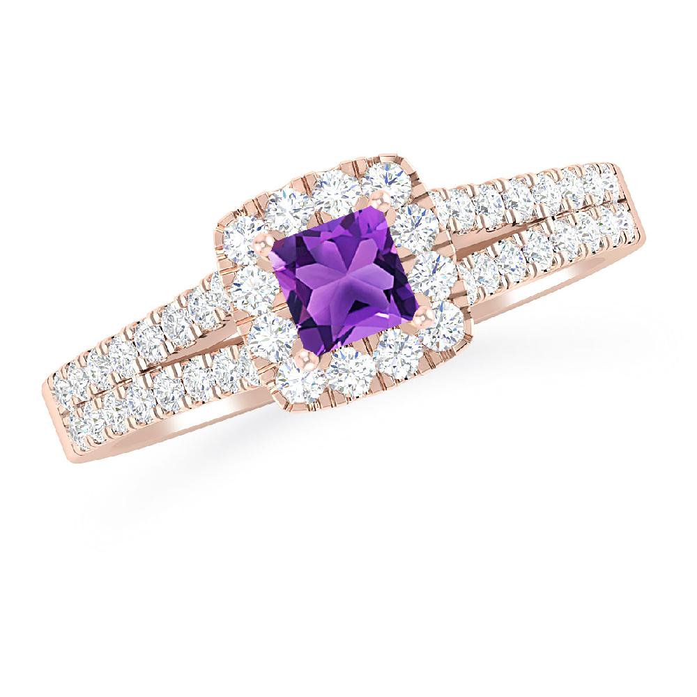 Rose Gold - Amethyst