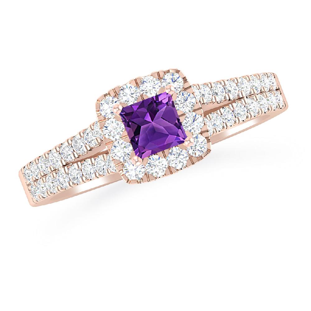 Rose Gold - Amethyst