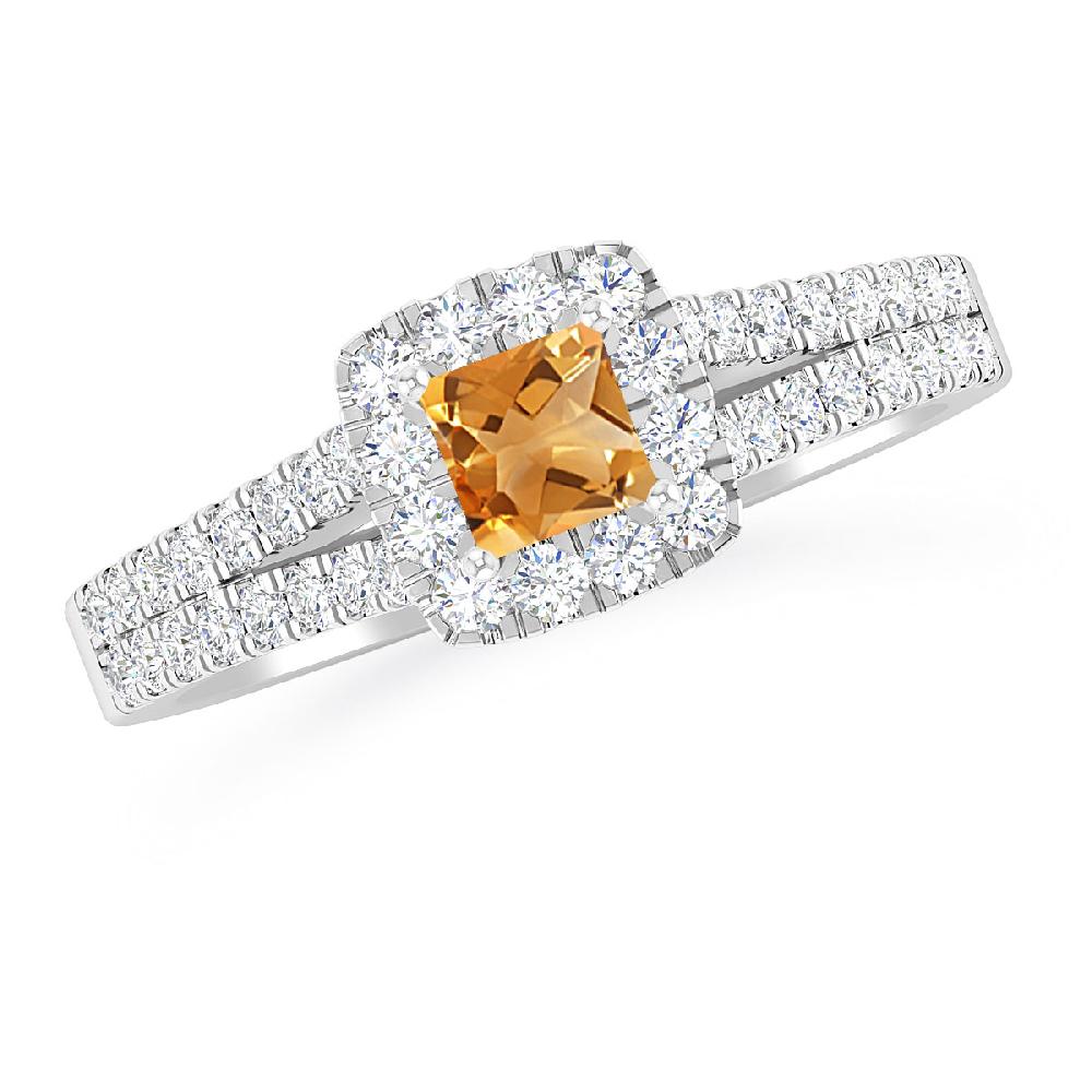 White Gold - Citrine