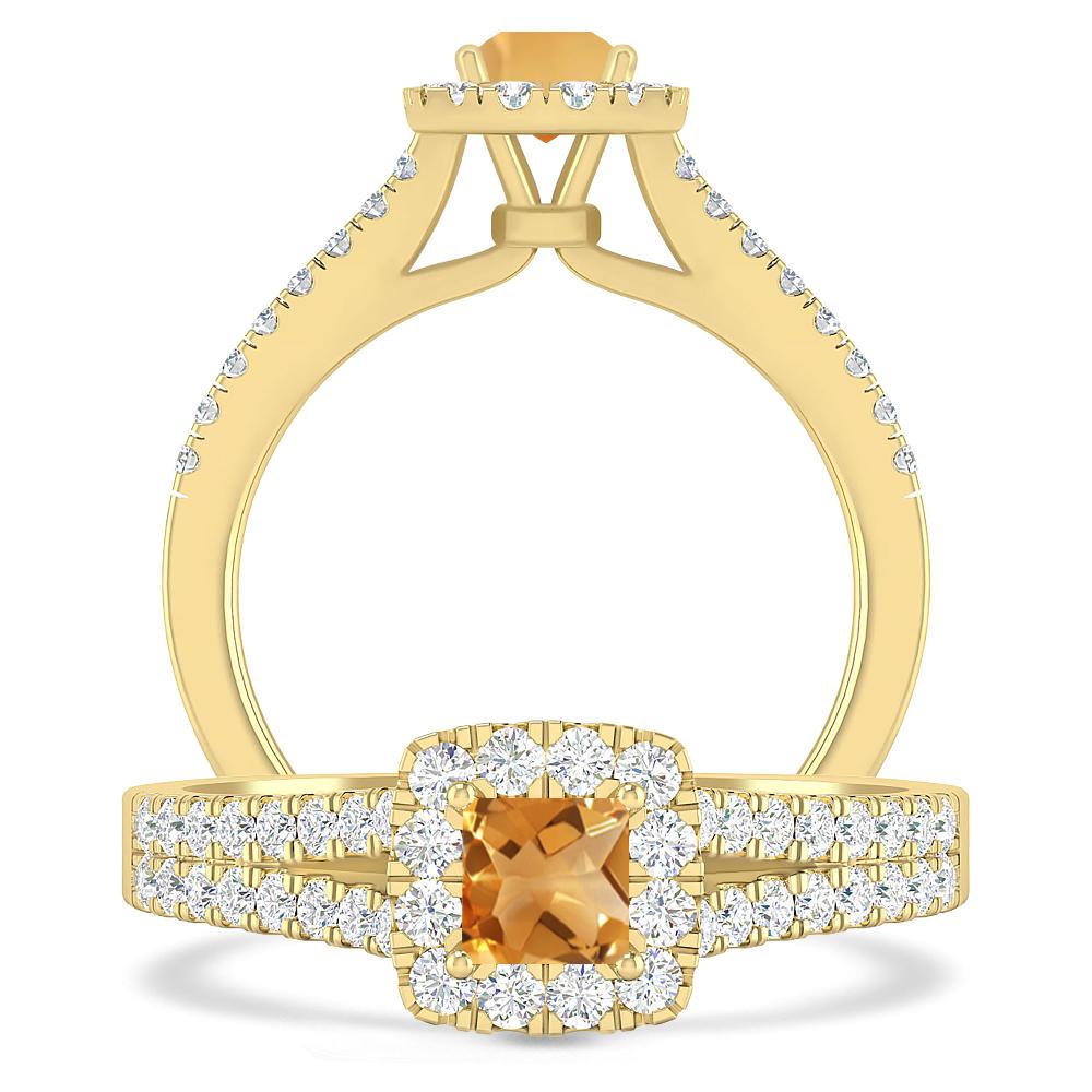 Yellow Gold - Citrine