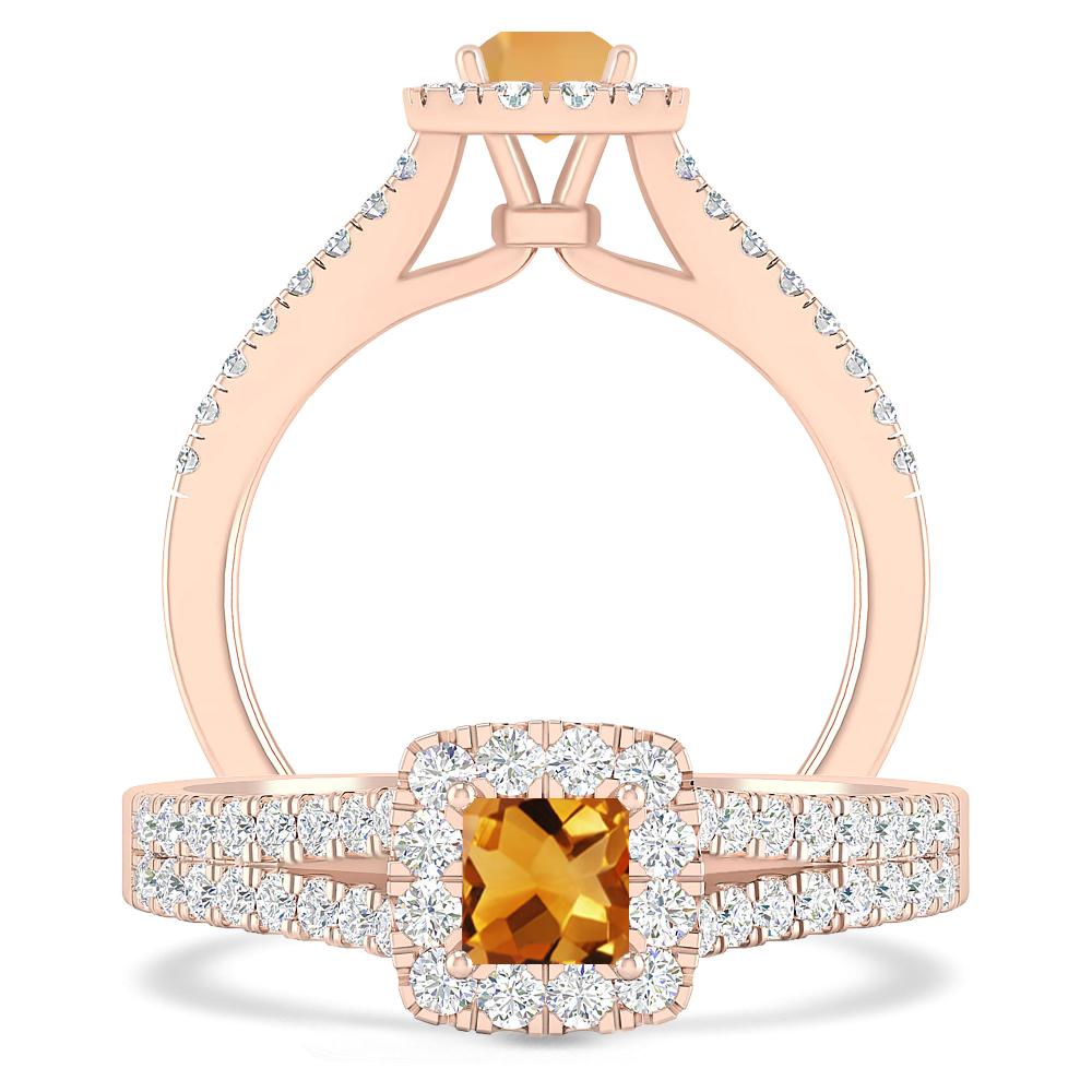 Rose Gold - Citrine