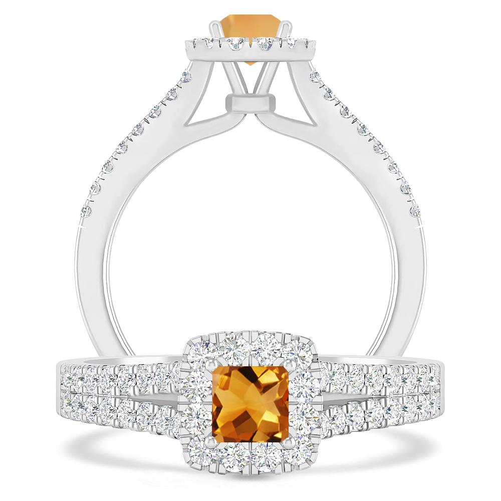 White Gold - Citrine