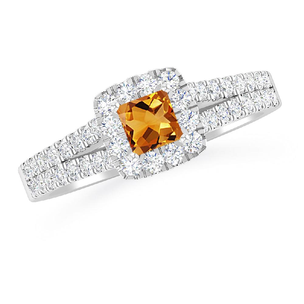 White Gold - Citrine