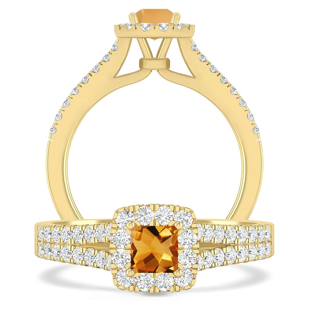 Yellow Gold - Citrine