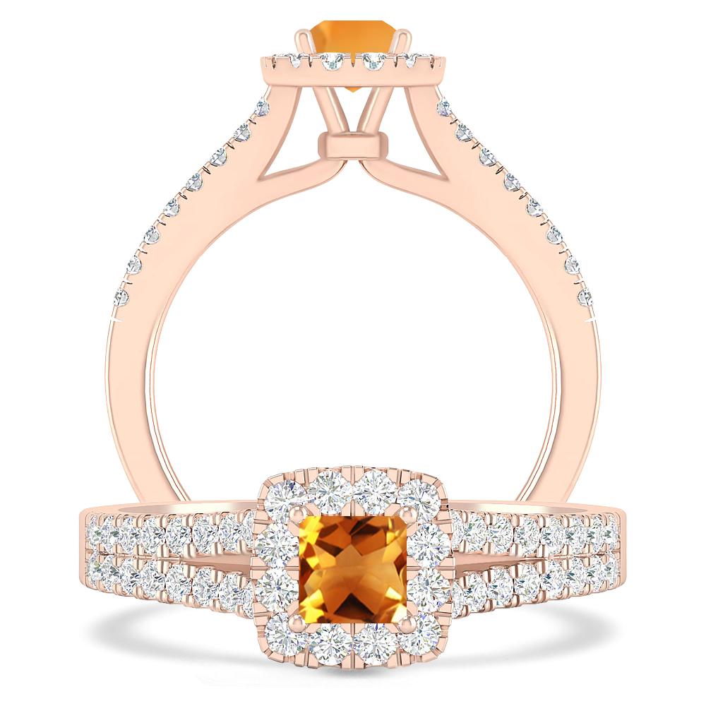 Rose Gold - Citrine