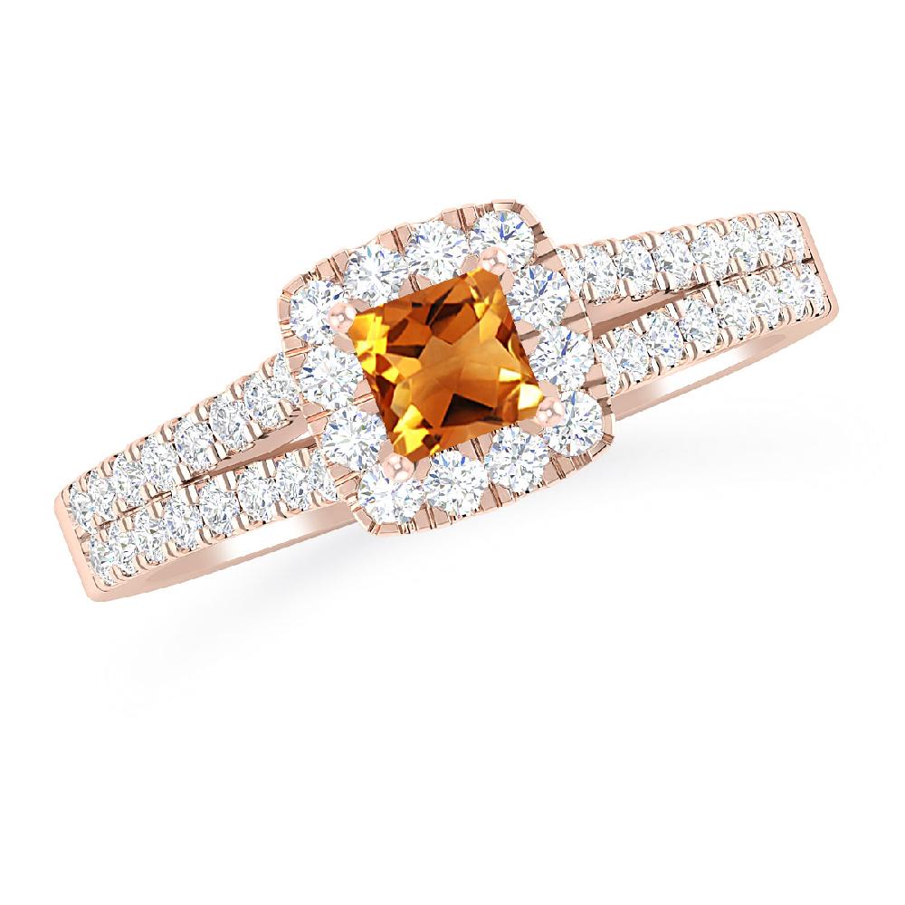 Rose Gold - Citrine