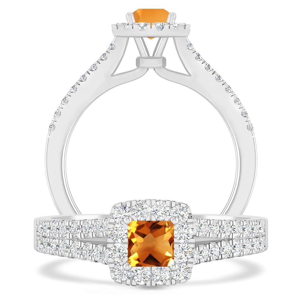 White Gold - Citrine