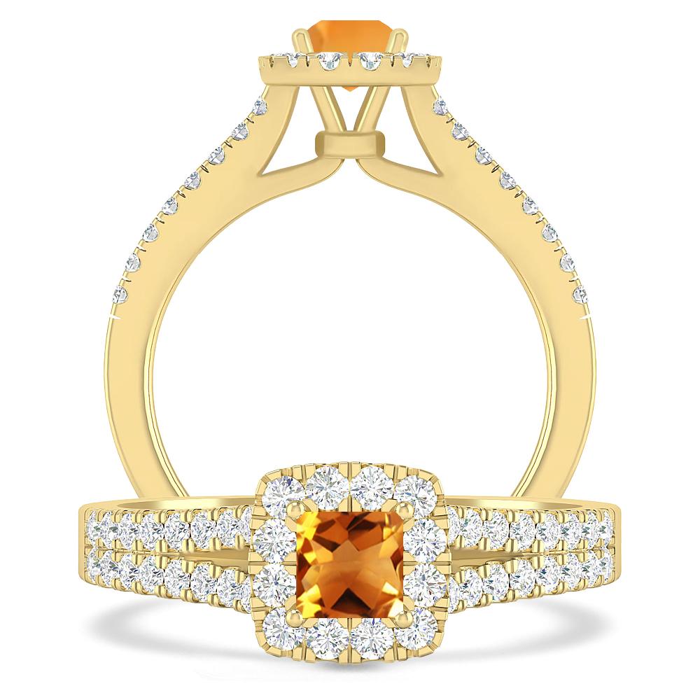 Yellow Gold - Citrine