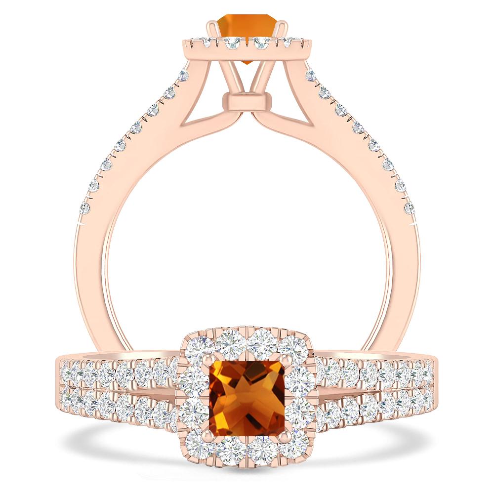 Rose Gold - Citrine