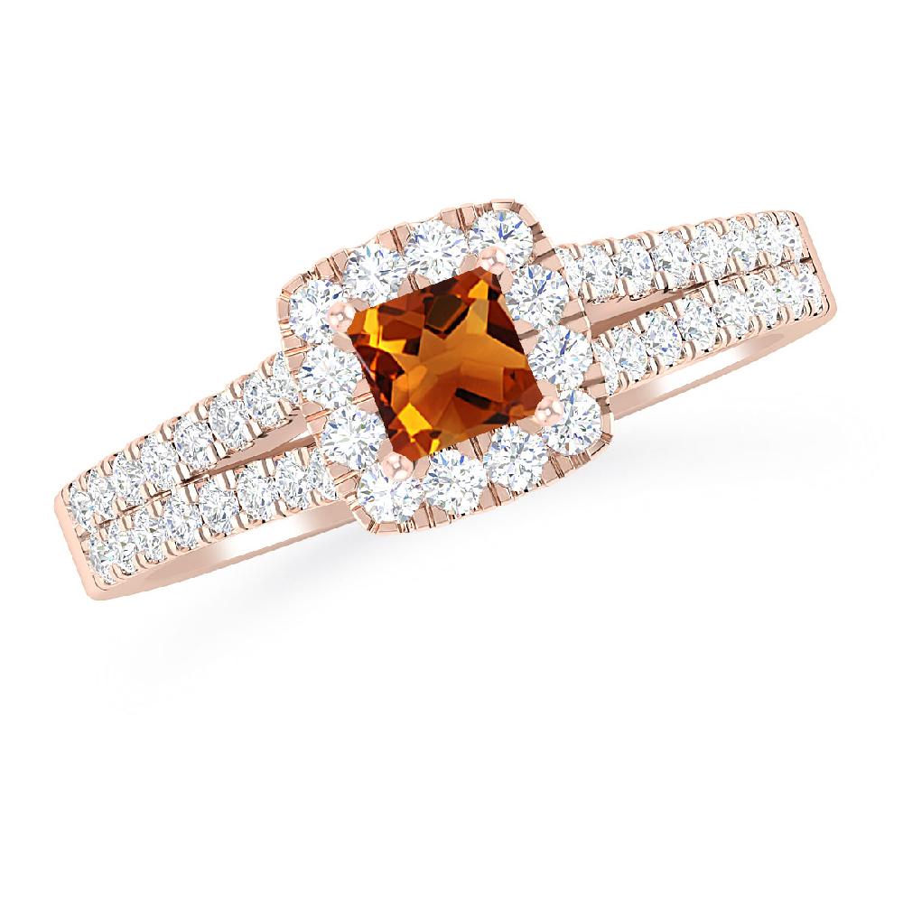 Rose Gold - Citrine