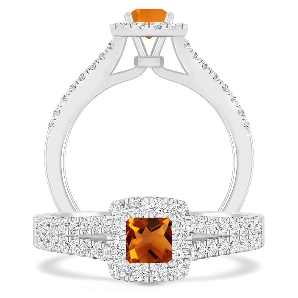 White Gold - Citrine