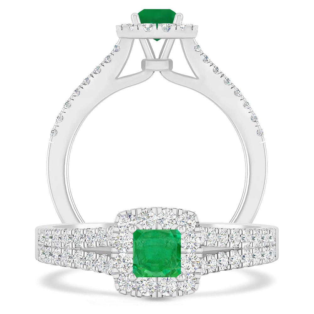 White Gold - Emerald