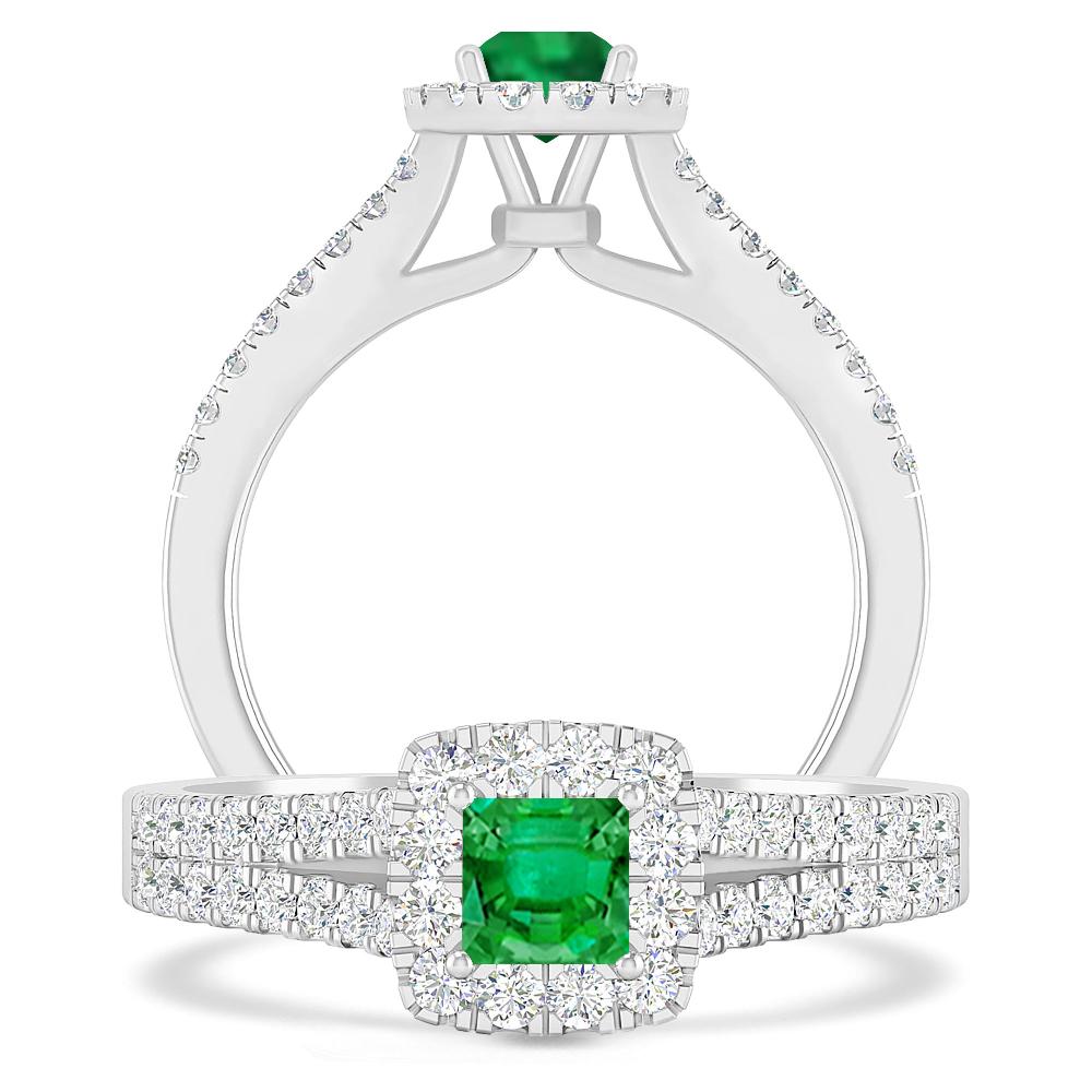 White Gold - Emerald