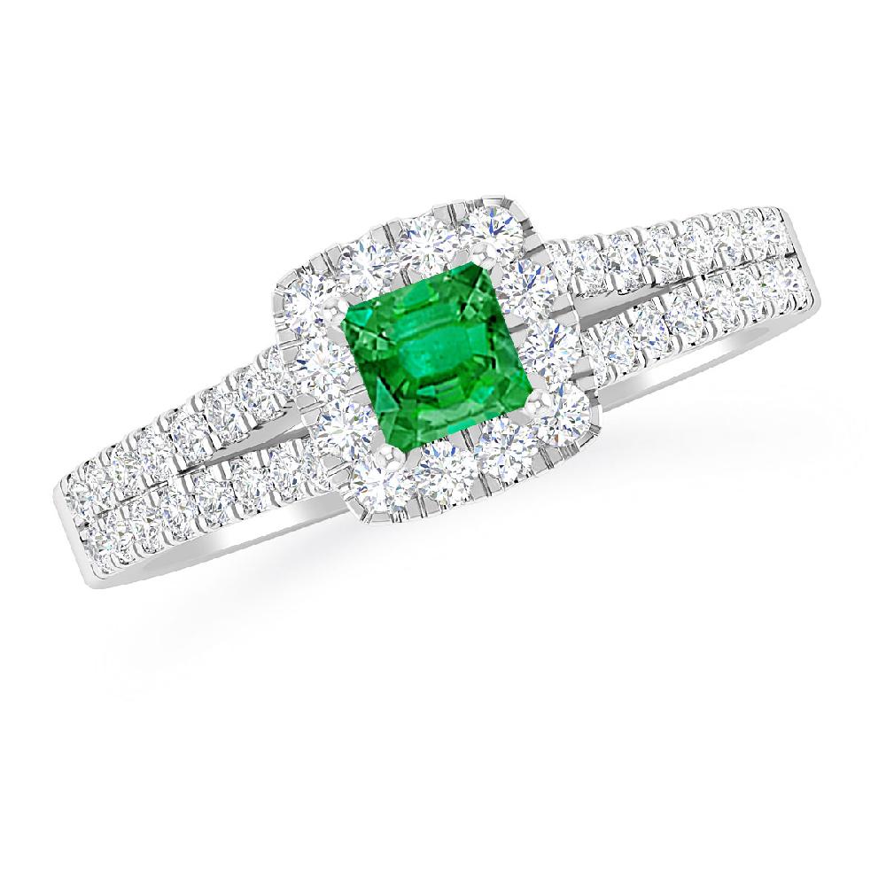 White Gold - Emerald