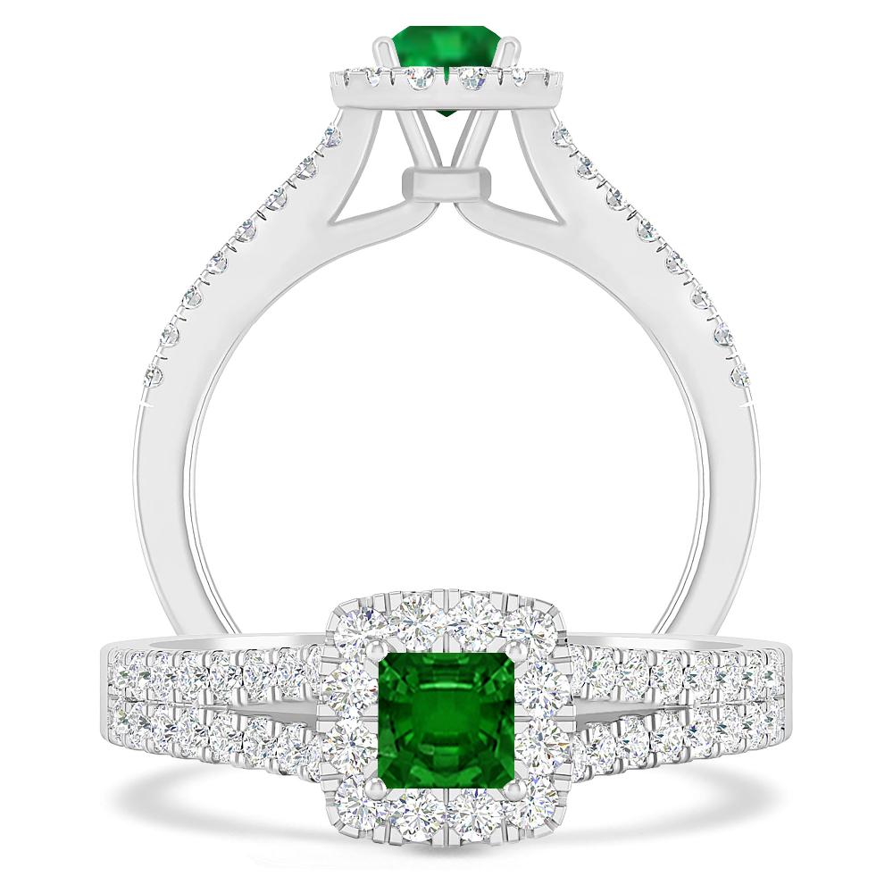 White Gold - Emerald