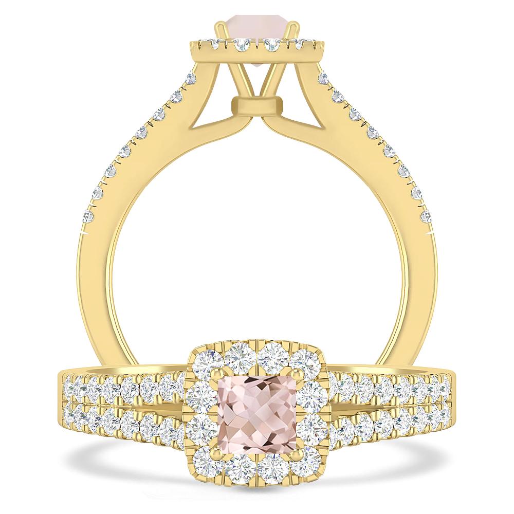 Yellow Gold - Morganite