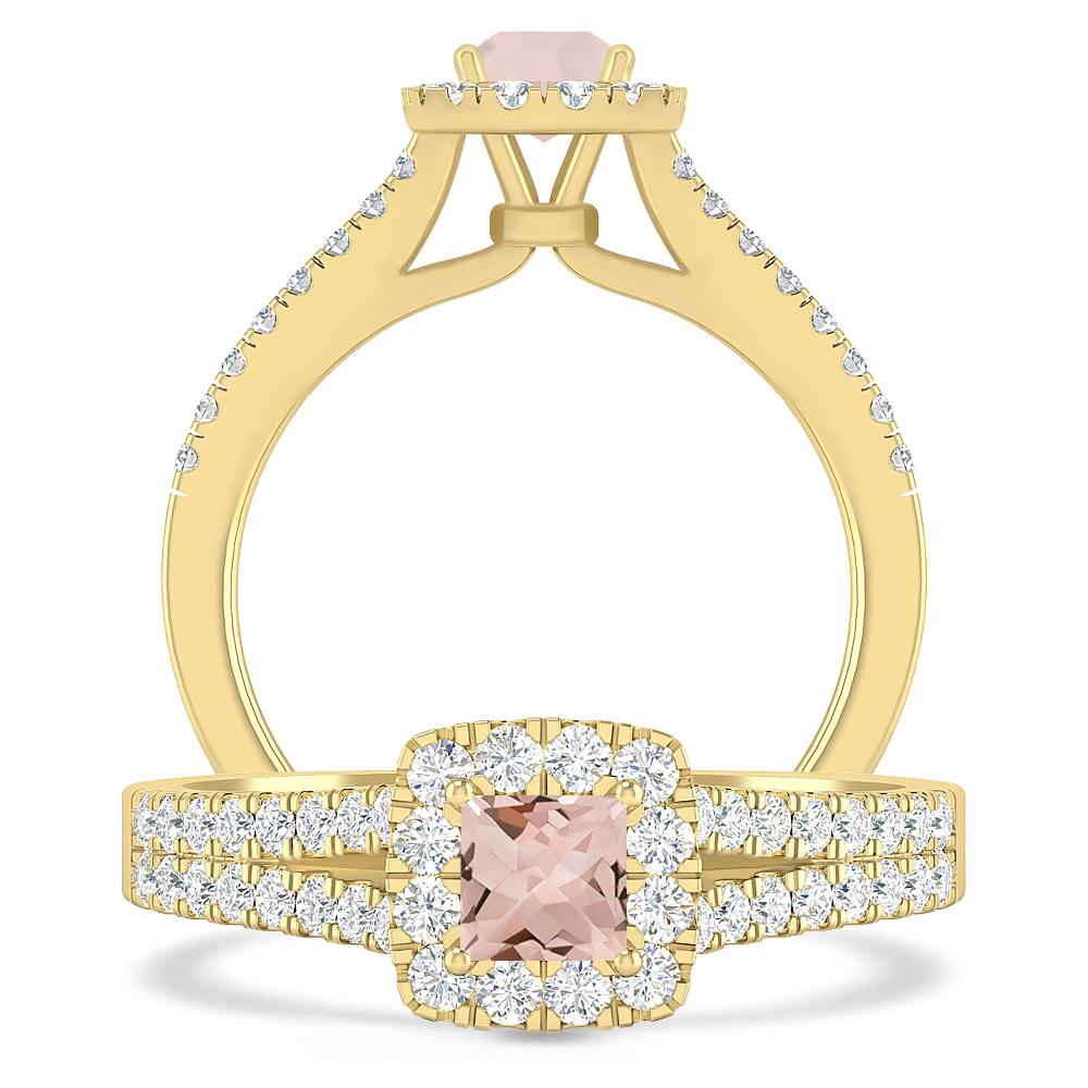 Yellow Gold - Morganite