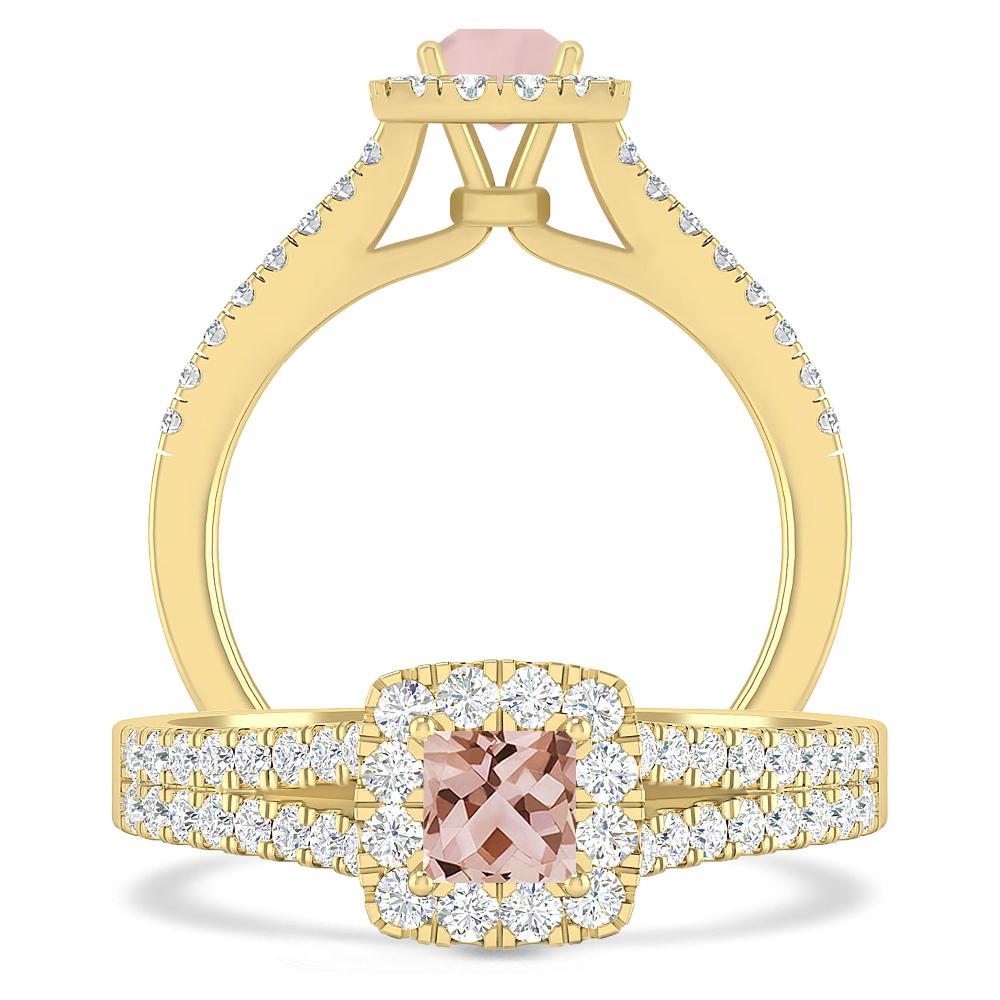 Yellow Gold - Morganite