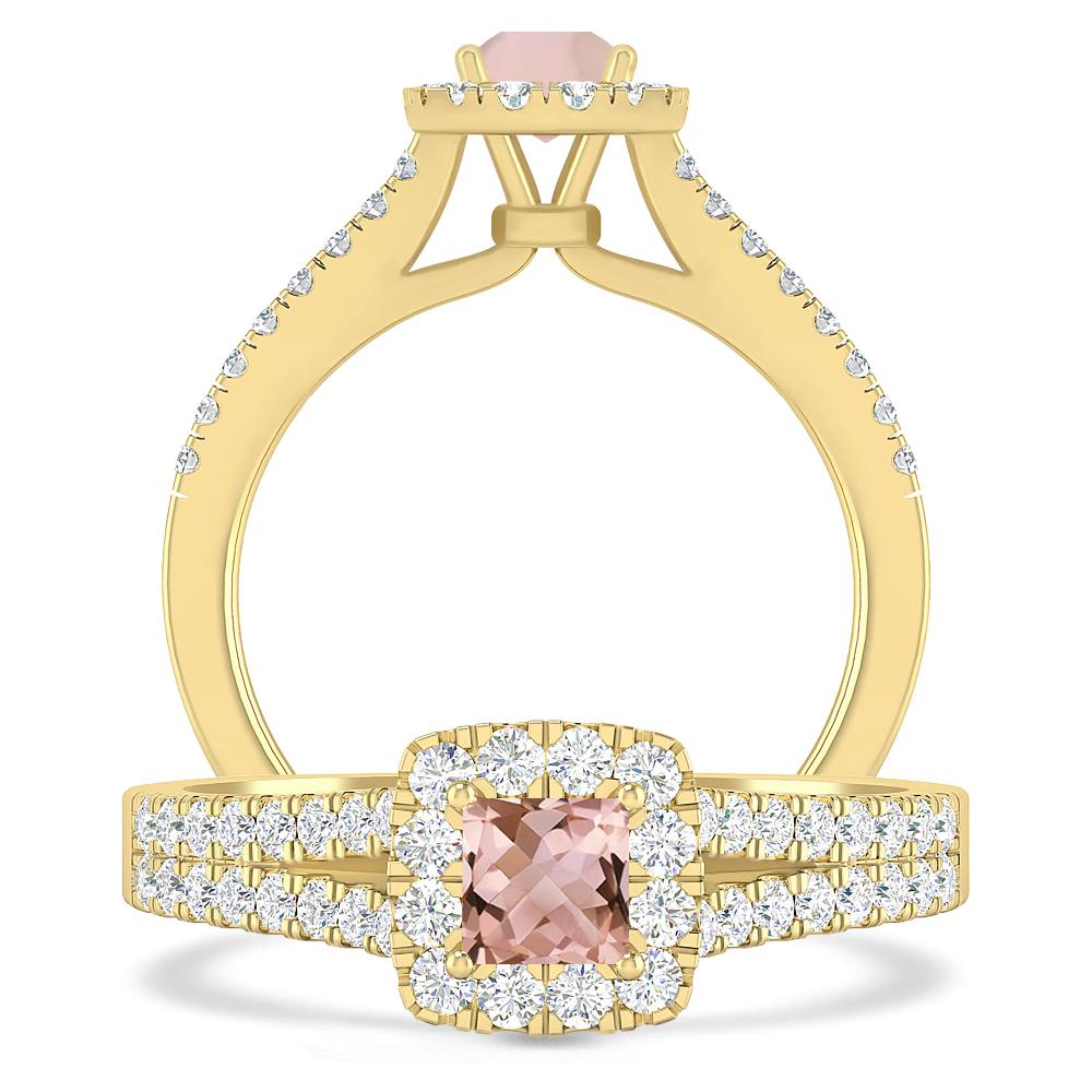 Yellow Gold - Morganite