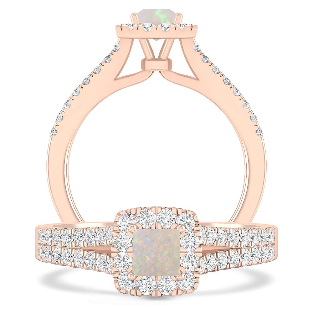 Rose Gold - Opal