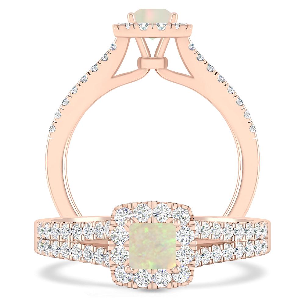 Rose Gold - Opal