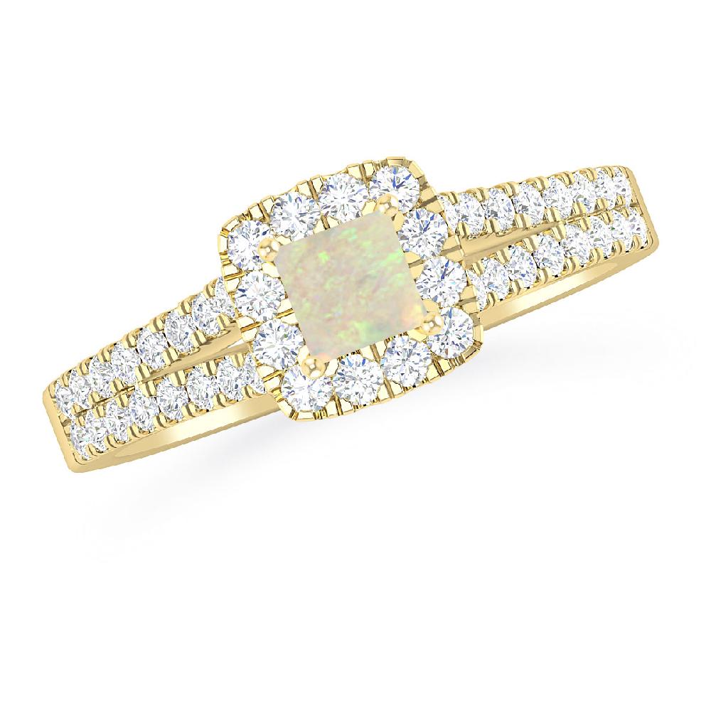 Yellow Gold - Opal