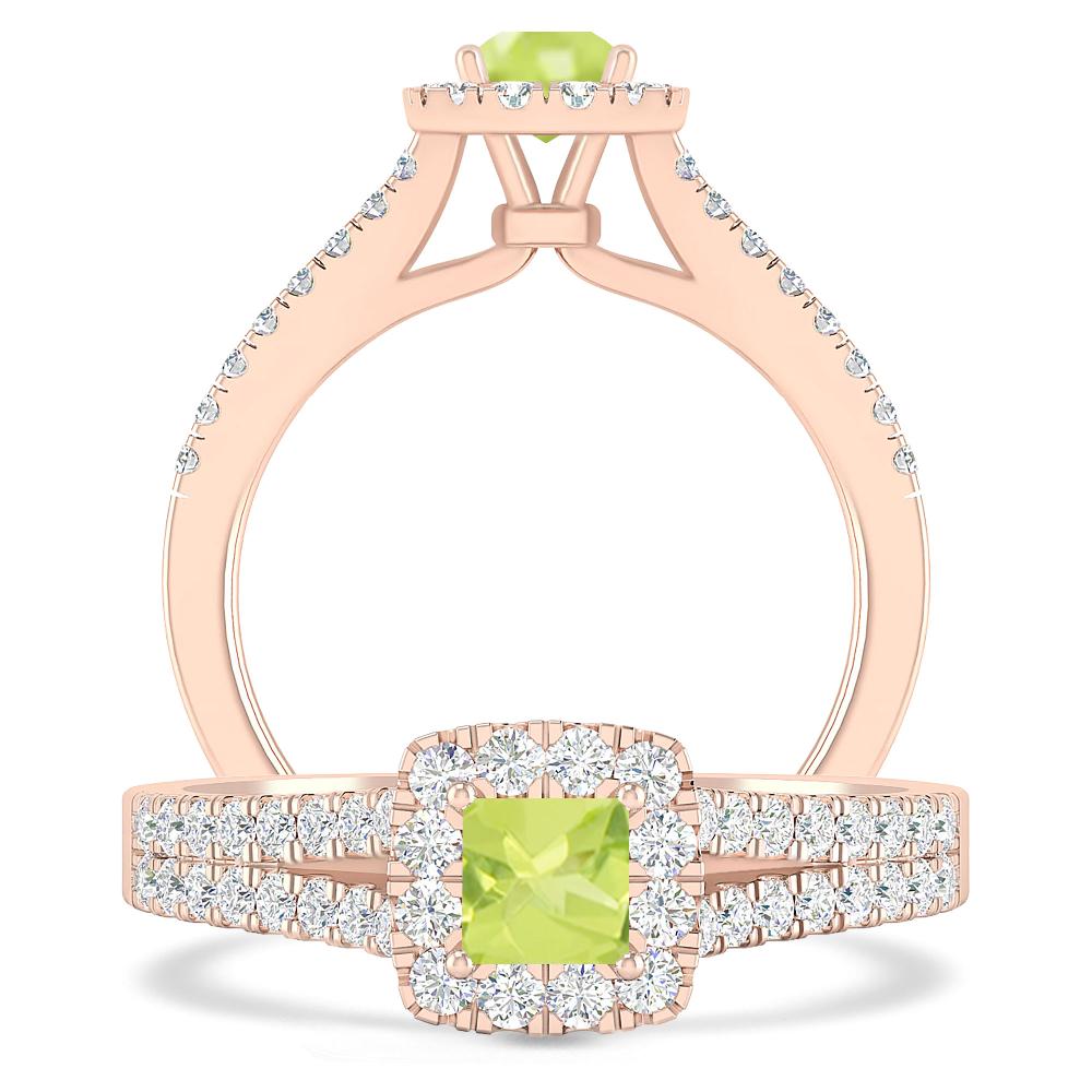 Rose Gold - Peridot