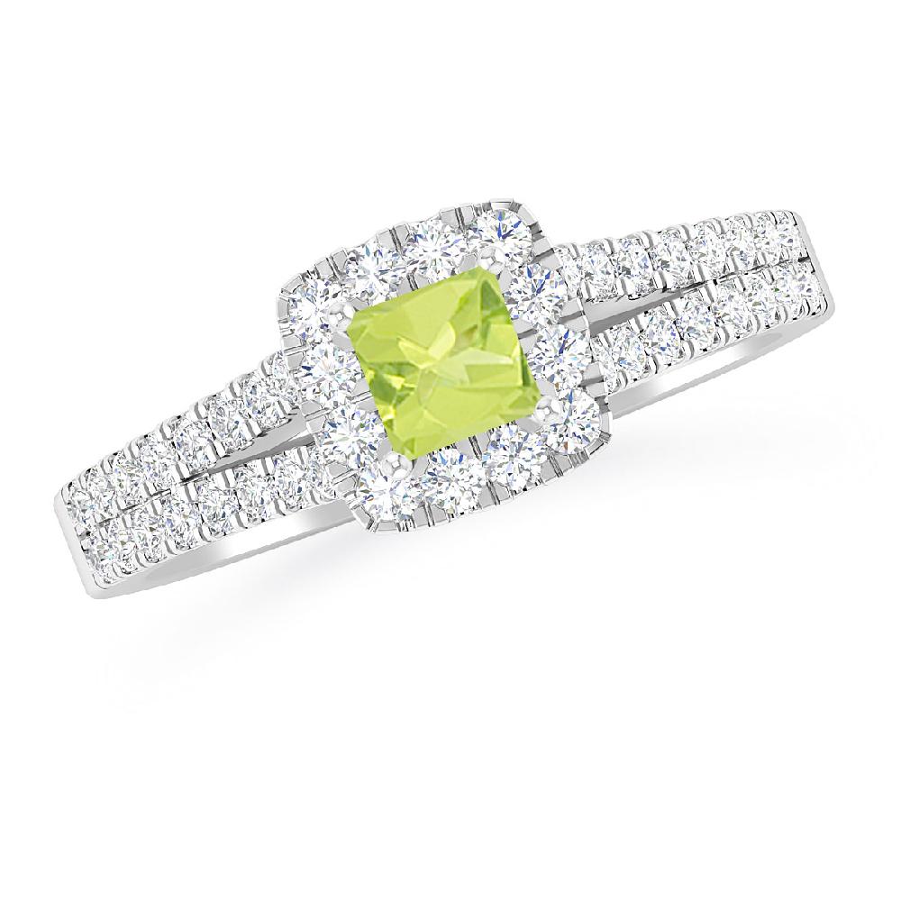 White Gold - Peridot