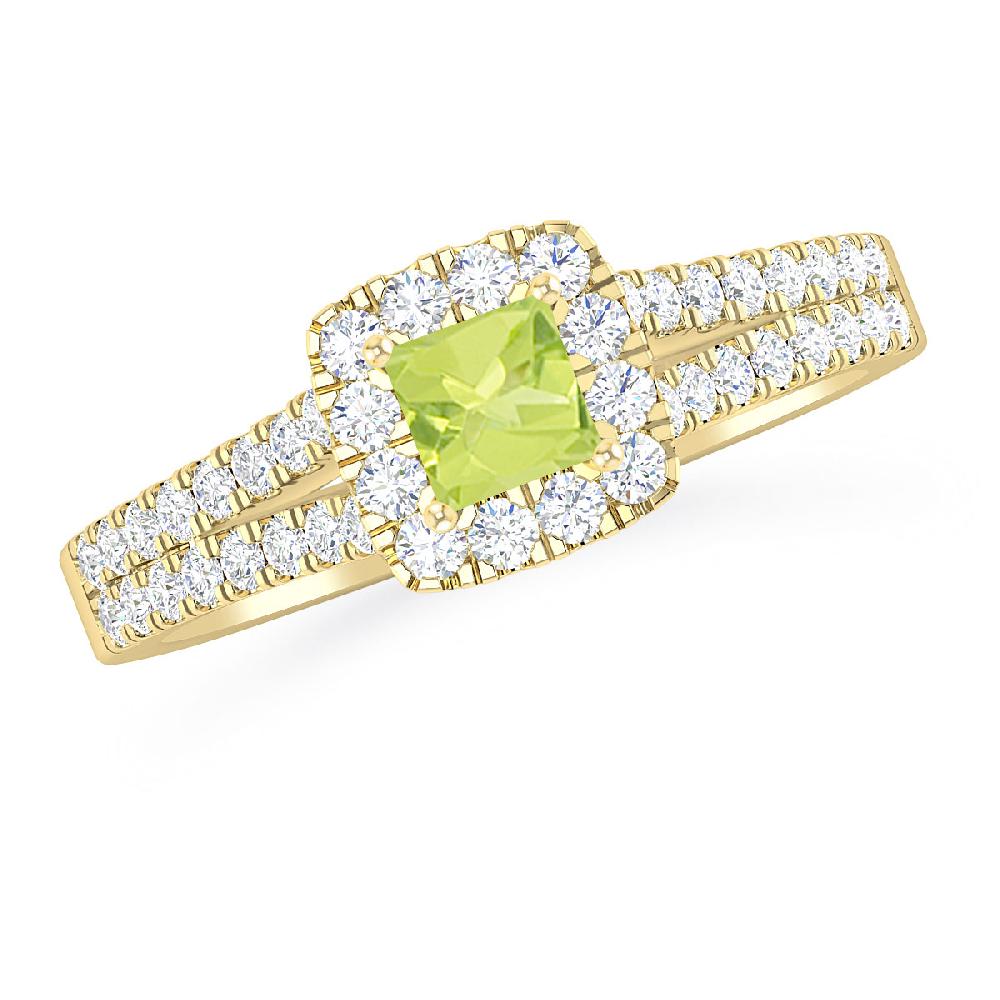 Yellow Gold - Peridot