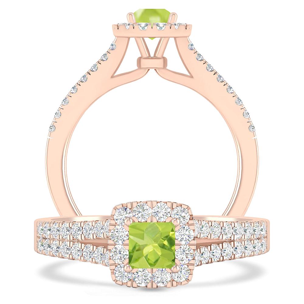 Rose Gold - Peridot