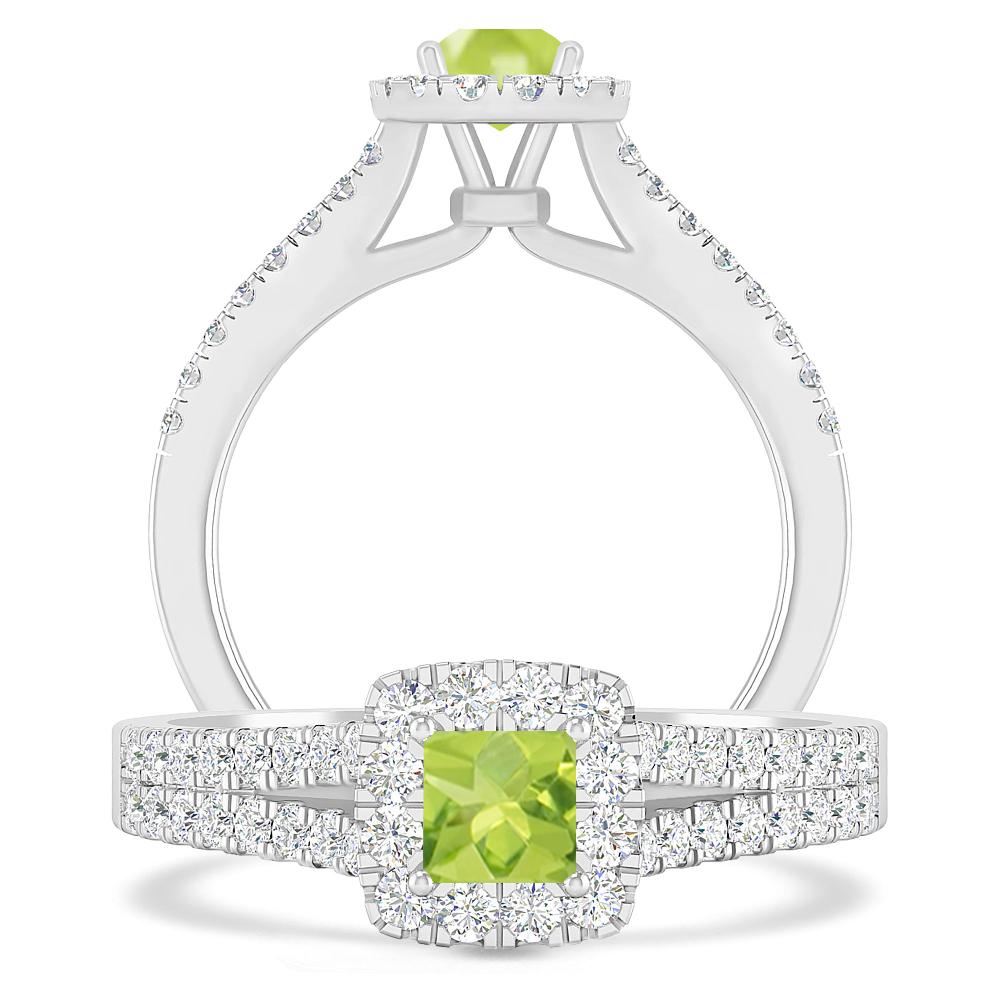 White Gold - Peridot