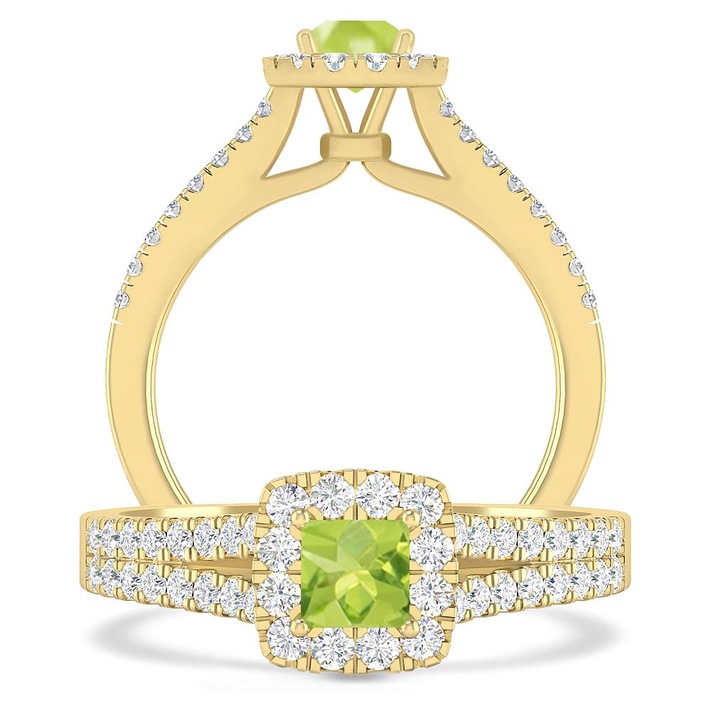 Yellow Gold - Peridot