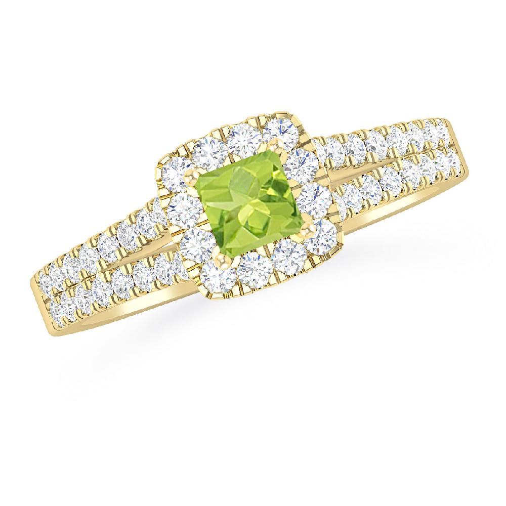 Yellow Gold - Peridot