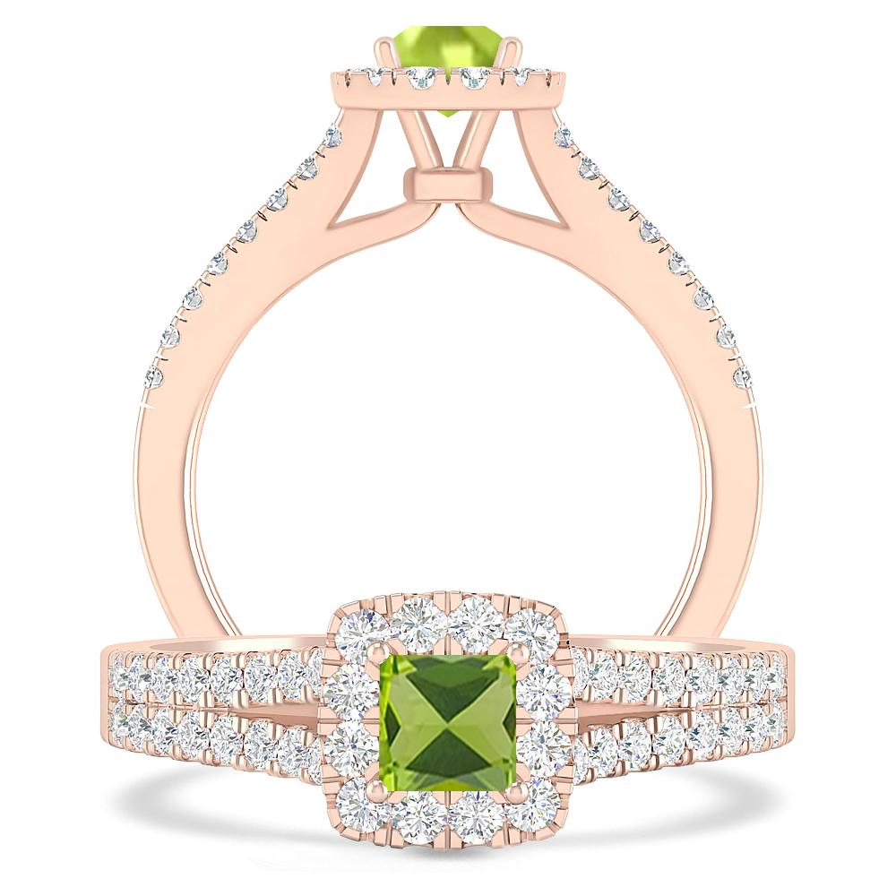 Rose Gold - Peridot